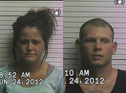 Janelle Evans, Gary Head, Mug shot Janelle Evans, Gary Head, Mug shot